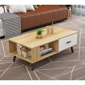 Living Room Center Table With Storage Cabinet